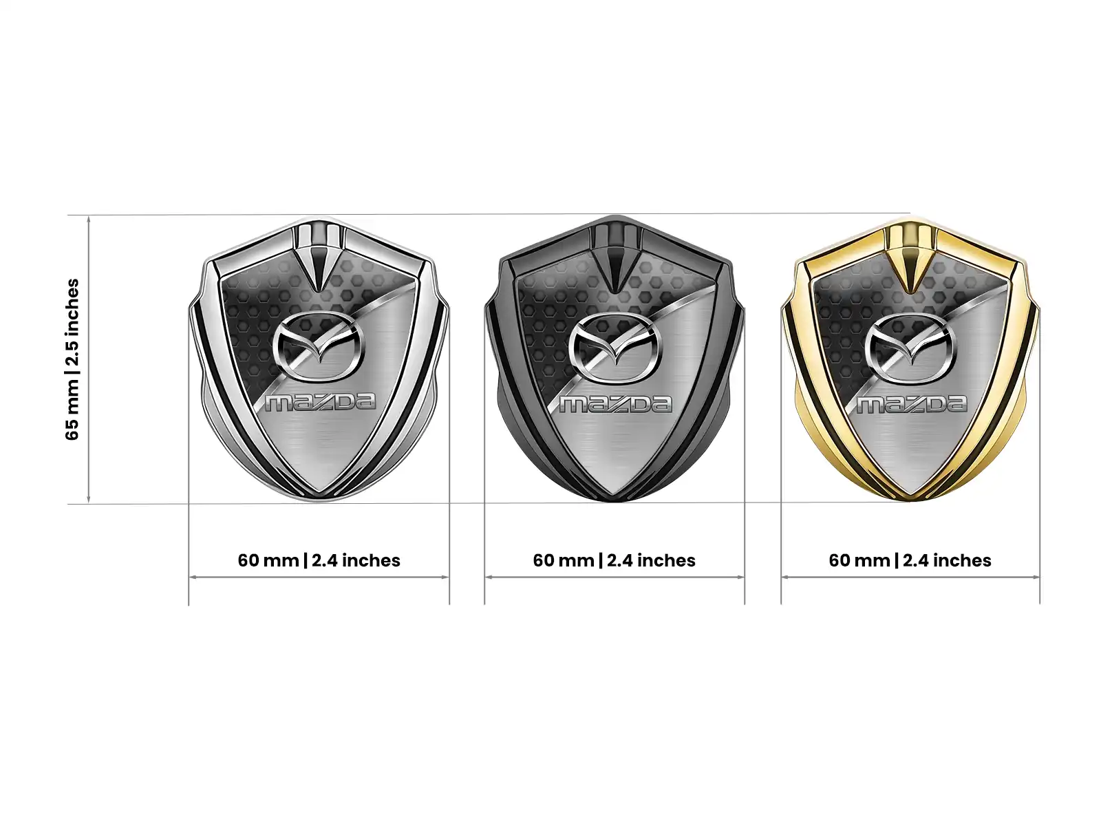 Mazda Emblema Silicona Insignia A Tu Elección Impulso Estilo